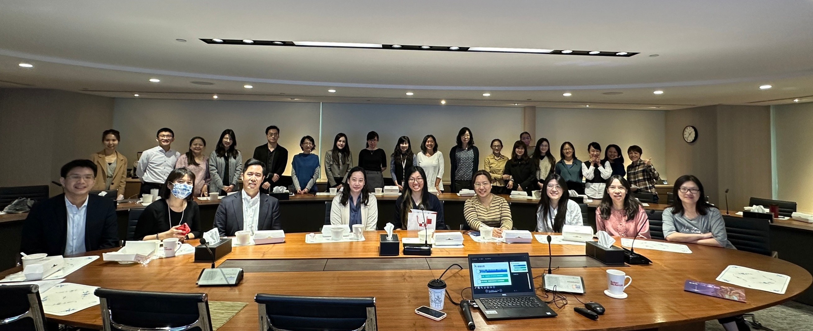 Baker McKenzie Taipei employees attending an LGBTQ+ event
